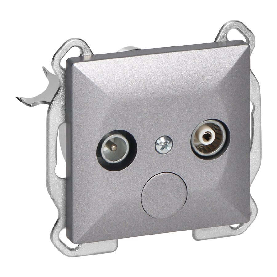 RTV end socket 1,5 db Pearl, 1,5dbt, GAP-P/K, anthracite