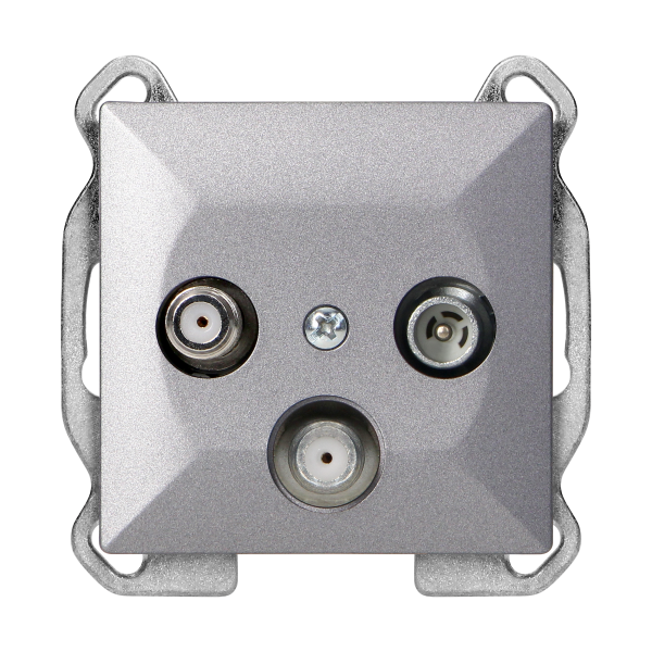 RTV/SAT satellite socket 3db Pearl, GAPS-2P, anthracite