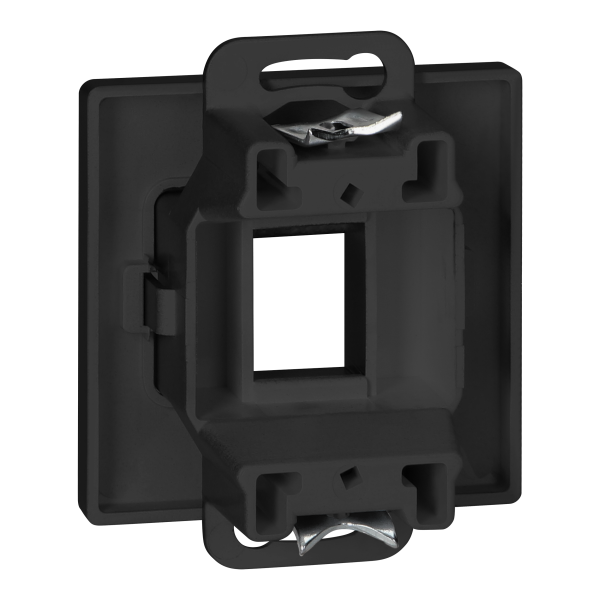 Płytka czołowa + 1xRJ45 Pearl, PC+ARJ45/P1, czarny