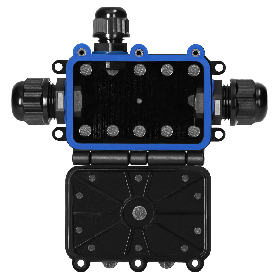 Puszka n/t HD IP68, 0,75-4,0mm² ,2 dławnice M20, 1 dławnica M16