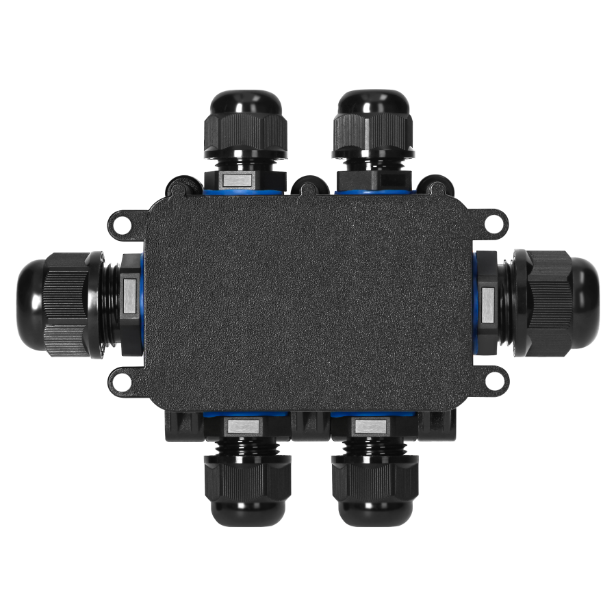 Puszka n/t HD IP68, 0,75-4,0mm² ,2 dławnice M20, 4 dławnice M16