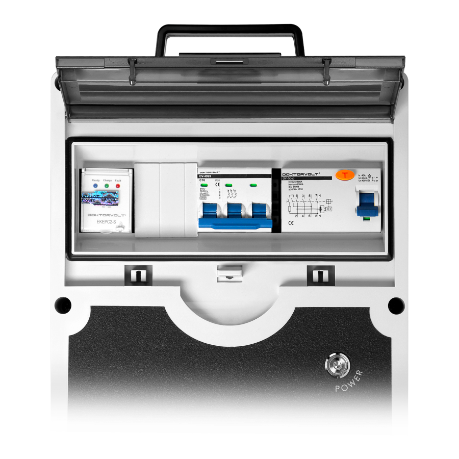 Portable car charger 11kW