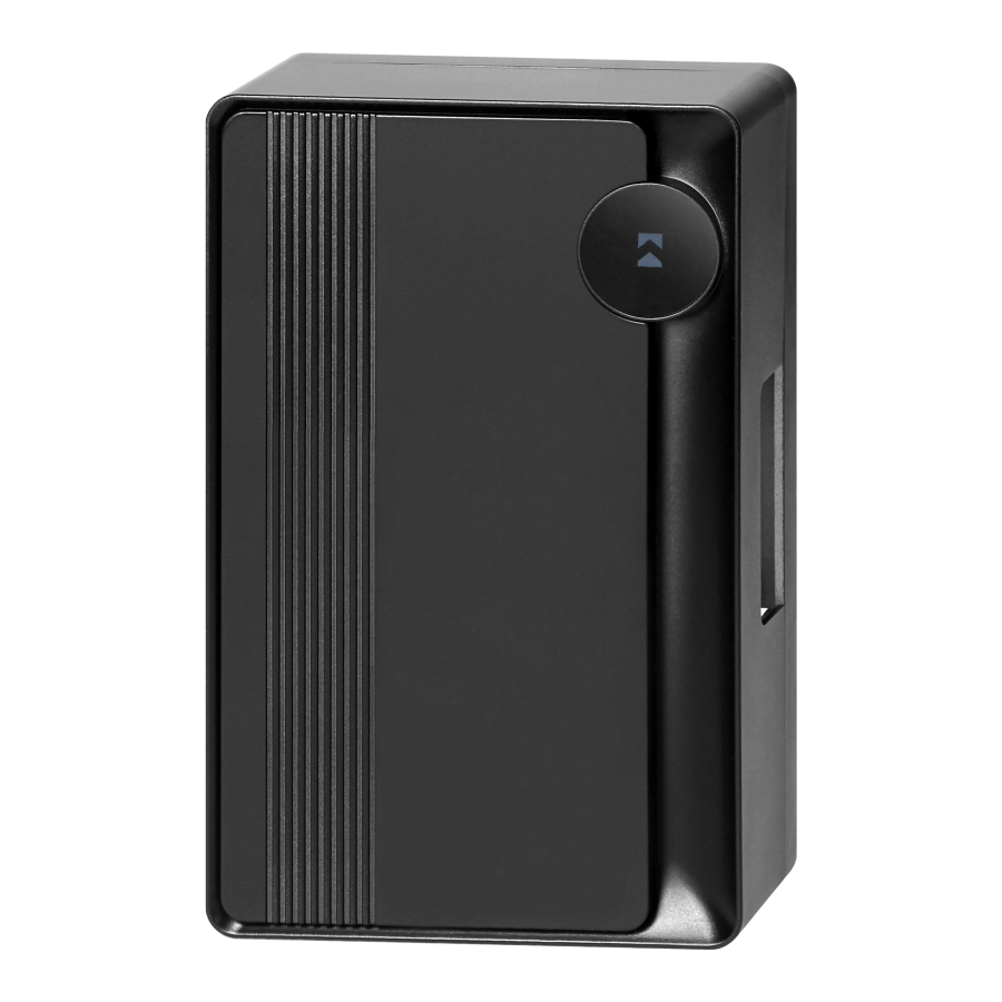 STRATIS AC electromechanical, two-tone doorbell, 230V, black