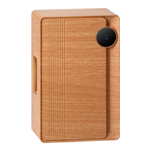 STRATIS AC, dzwonek przewodowy elektromechaniczny dwutonowy, 230V, dębowy