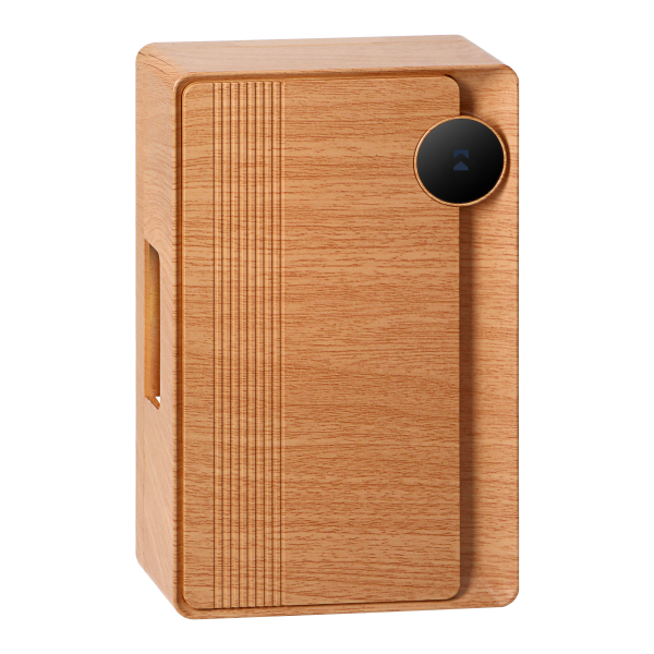 STRATIS AC, dzwonek przewodowy elektromechaniczny dwutonowy, 230V, dębowy