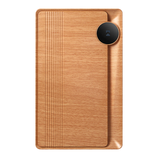 STRATIS AC electromechanical, two-tone doorbell, 230V, oak