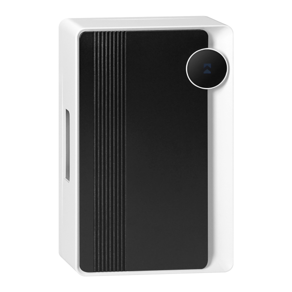 STRATIS AC electromechanical, two-tone doorbell, 230V, white-black