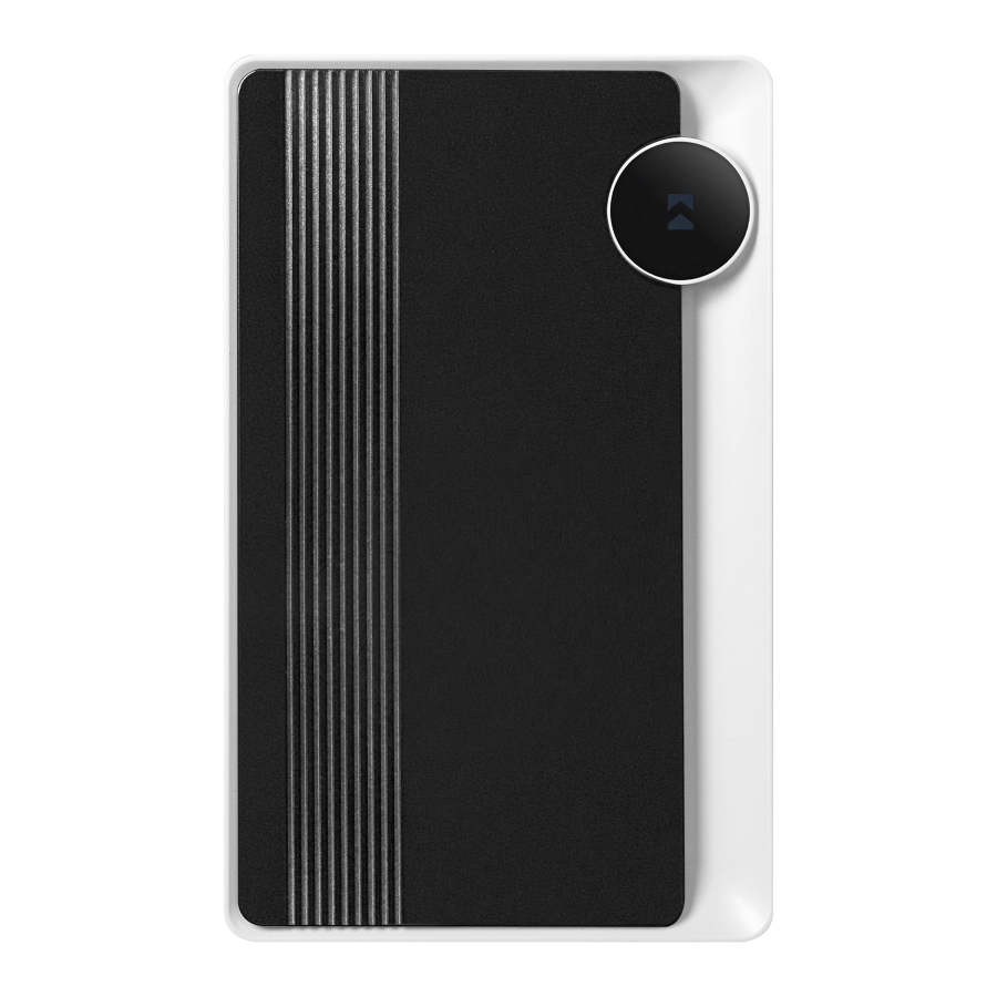 STRATIS AC electromechanical, two-tone doorbell, 230V, white-black