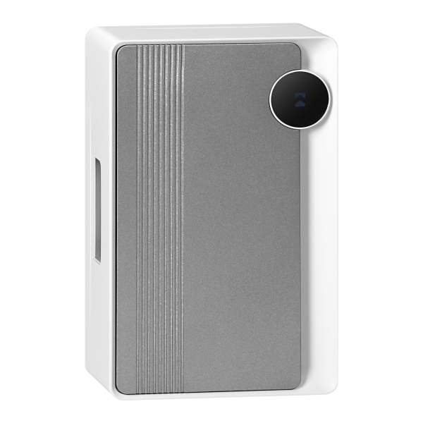 STRATIS AC, dzwonek przewodowy elektromechaniczny dwutonowy, 230V, biało-grafitowy