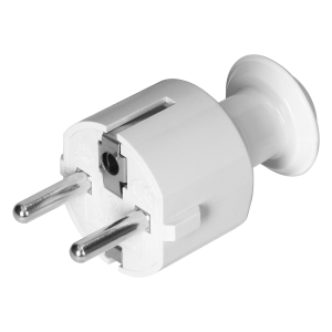 Simple plug Uni-Schuko 16A, 230V, white