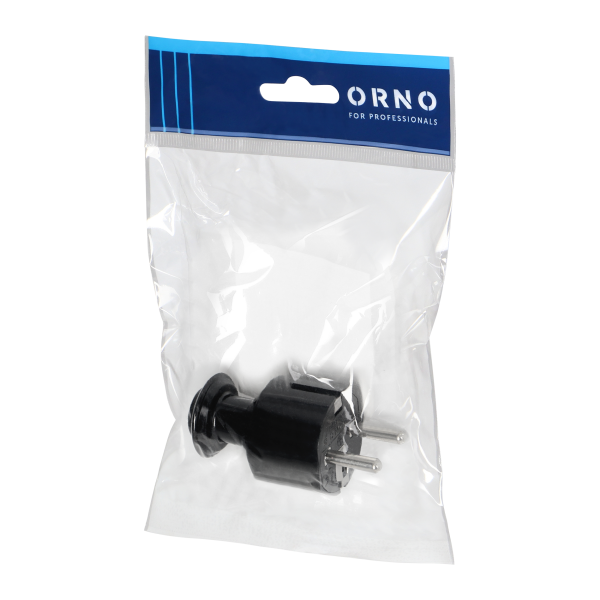 Simple plug Uni-Schuko 16A, 230V, black