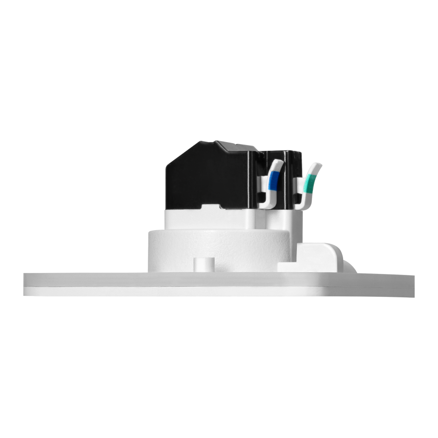 Hermetyczne gniazdo elektryczne prostokątne, IP55, 1x2P+Z(French), białe