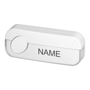 Wired doorbell button, white