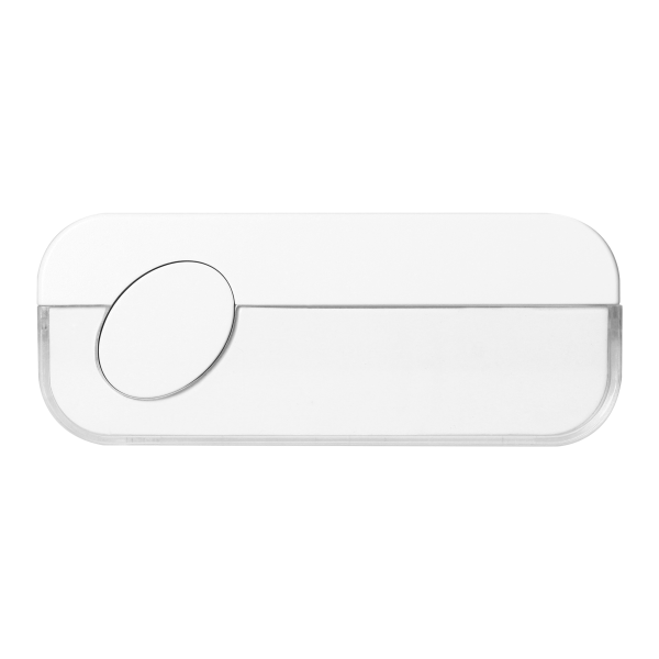 Przycisk dzwonkowy przewodowy, biały