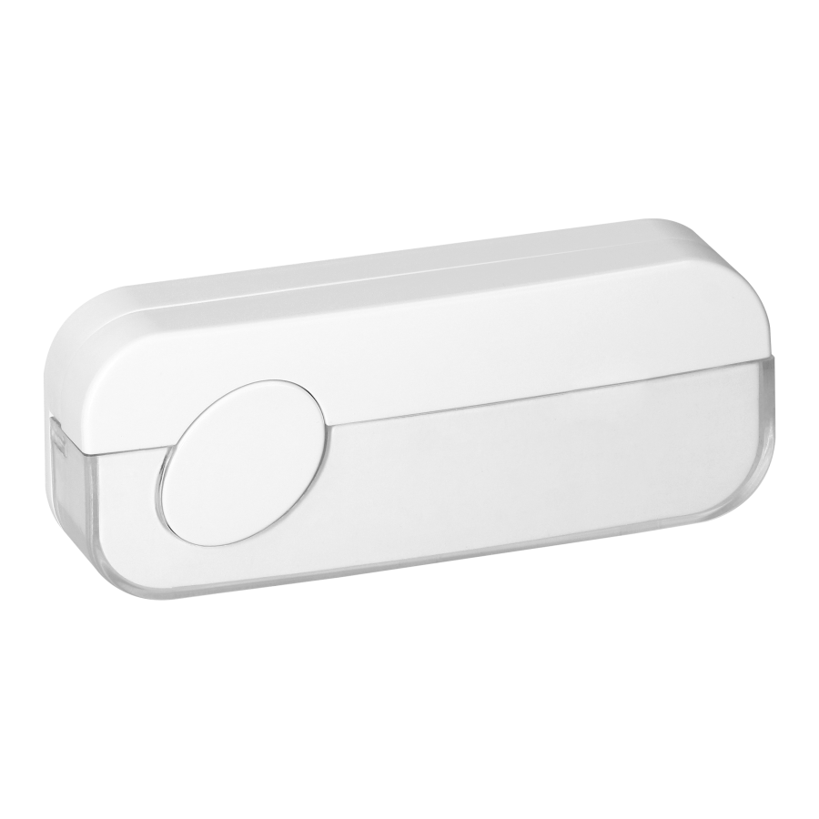 Przycisk dzwonkowy przewodowy, biały