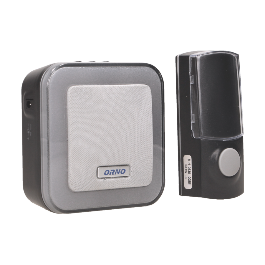 ENKA DC wireless, battery powered doorbell with learning system