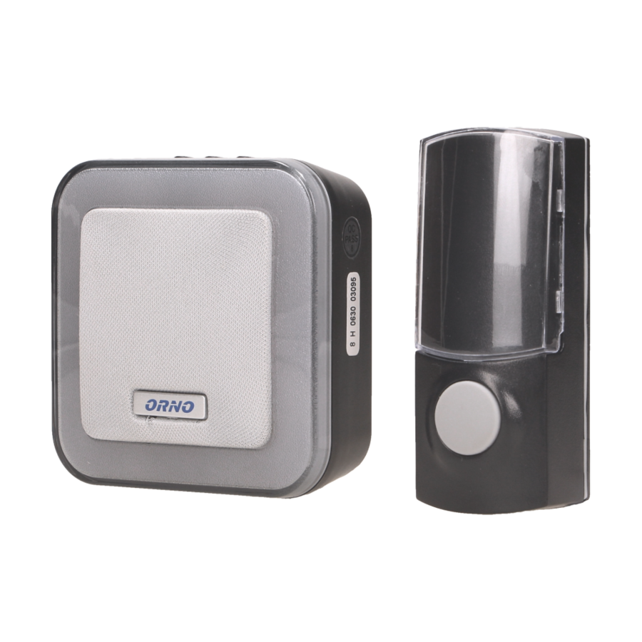 ENKA DC wireless, battery powered doorbell with learning system