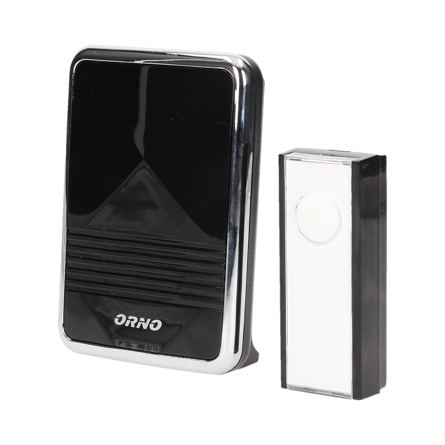 Dzwonek bezprzewodowy CALYPSO DC, bateryjny, learning system, 32 dźwięki, 120m