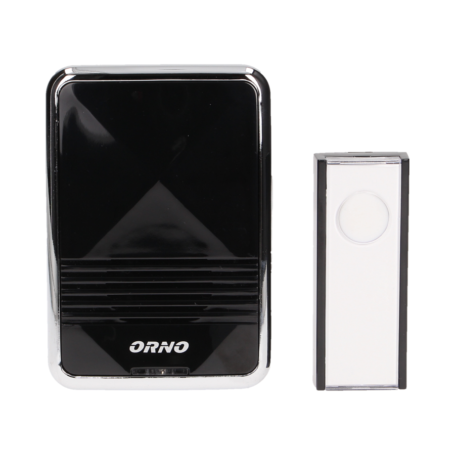 Dzwonek bezprzewodowy CALYPSO DC, bateryjny, learning system, 32 dźwięki, 120m