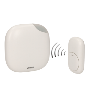 LOGICO AC wireless doorbell with learning system and alarm