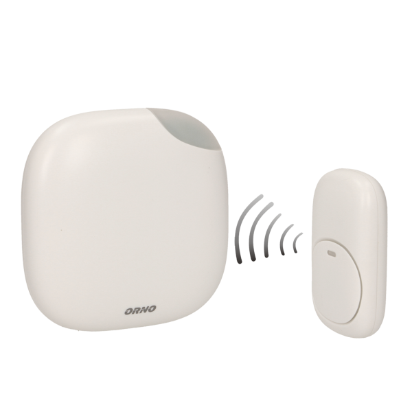 LOGICO AC wireless doorbell with learning system and alarm