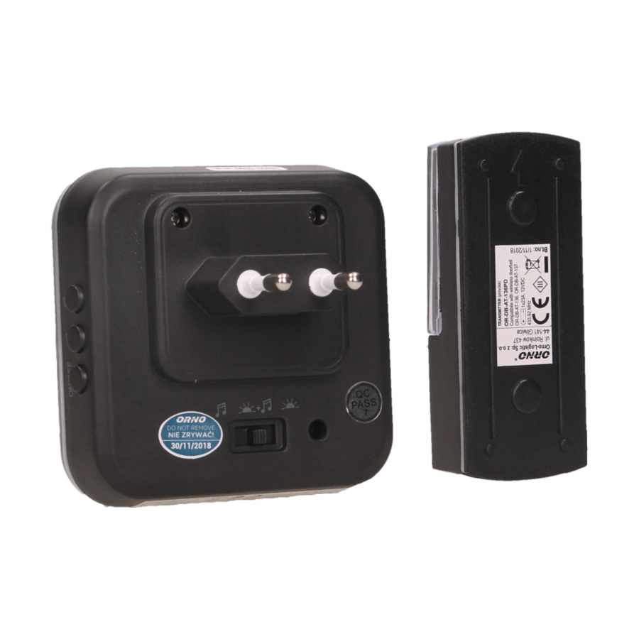 ENKA AC wireless doorbell, 230V with learning system