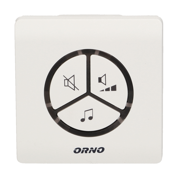 SMARTEK AC wireless doorbell, 230V with battery-less button