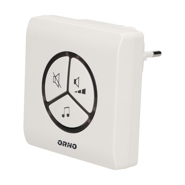 SMARTEK AC wireless doorbell, 230V with battery-less button