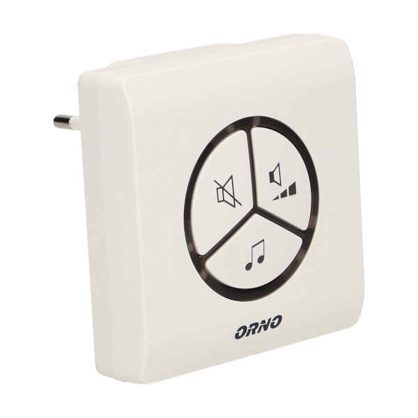 SMARTEK AC wireless doorbell, 230V with battery-less button