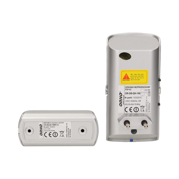 POP AC dzwonek bezprzewodowy, 230V z learning system *