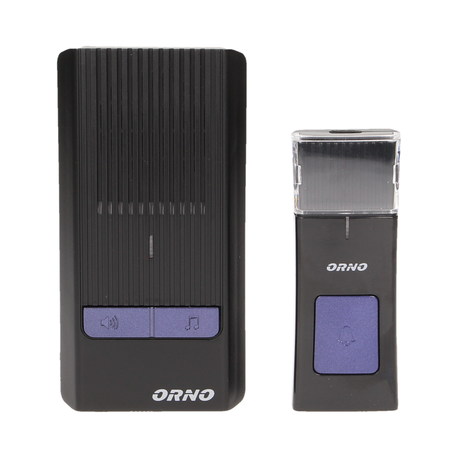 ROCK AC dzwonek bezprzewodowy, 230V z learning system, czarny *