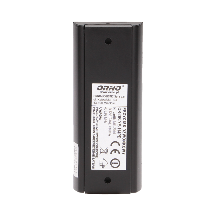 Przycisk do rozbudowy dzwonków bezprzewodowych z serii JAZZ