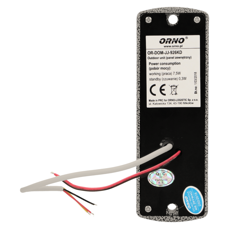 Single family doorphone, vandal proof, FORNAX