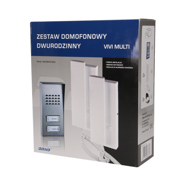 Two family doorphone, surface mounted, VIVI MULTI