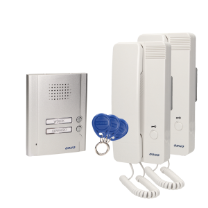 Two family doorphone, flush mounted, LEGIO MULTI