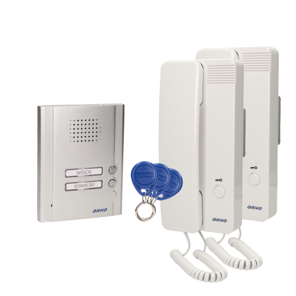 Two family doorphone, flush mounted, LEGIO MULTI