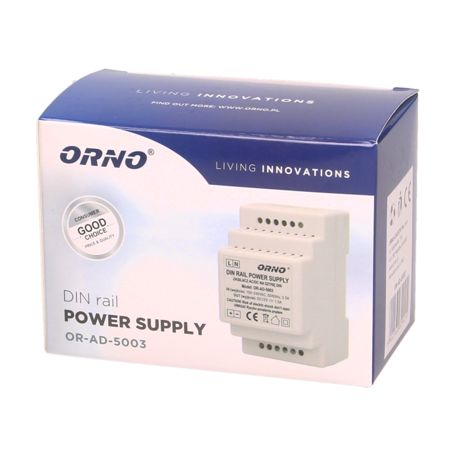 DIN rail power supply