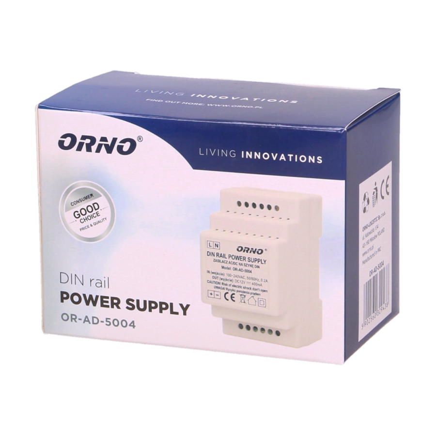 DIN rail power supply