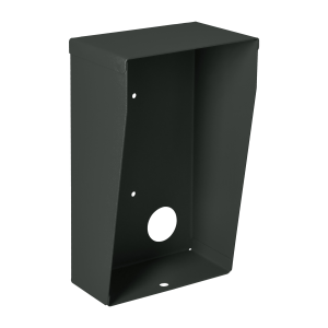 Surface-mounted universal rain cover for mounting external devices, anthracite