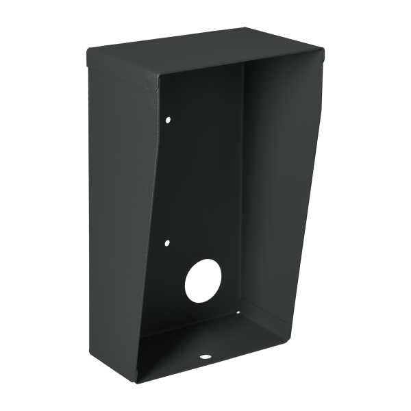 Surface-mounted universal rain cover for mounting external devices, anthracite