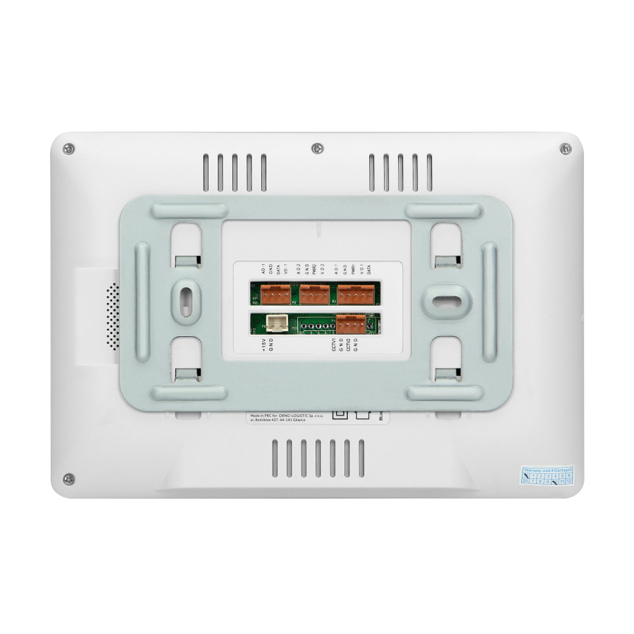 FELIS MEMO video door phone set, LCD 7" monitor, SD+DVR slots, white