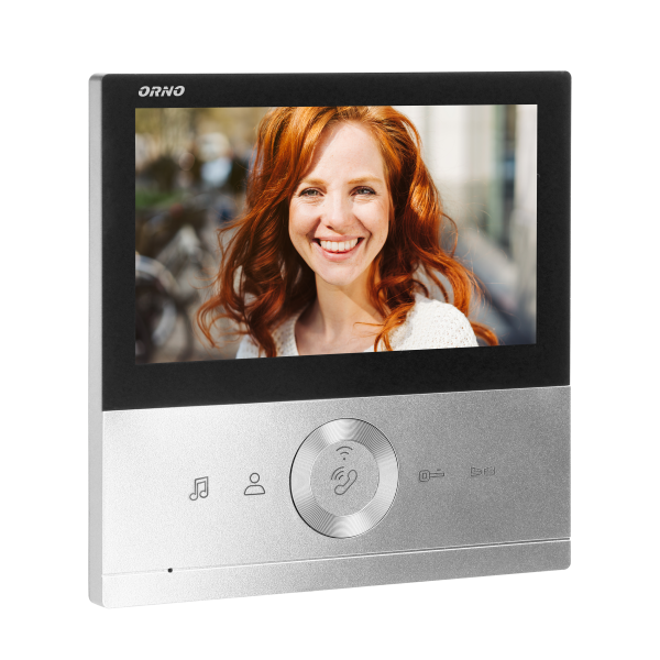 Zestaw wideodomofonowy CONESSI Full HD, bezsłuchawkowy monitor 7" LCD, kaseta zewnętrzna z czytnikiem kart i breloków RFID, WiFi i obsługa poprzez aplikację Tuya