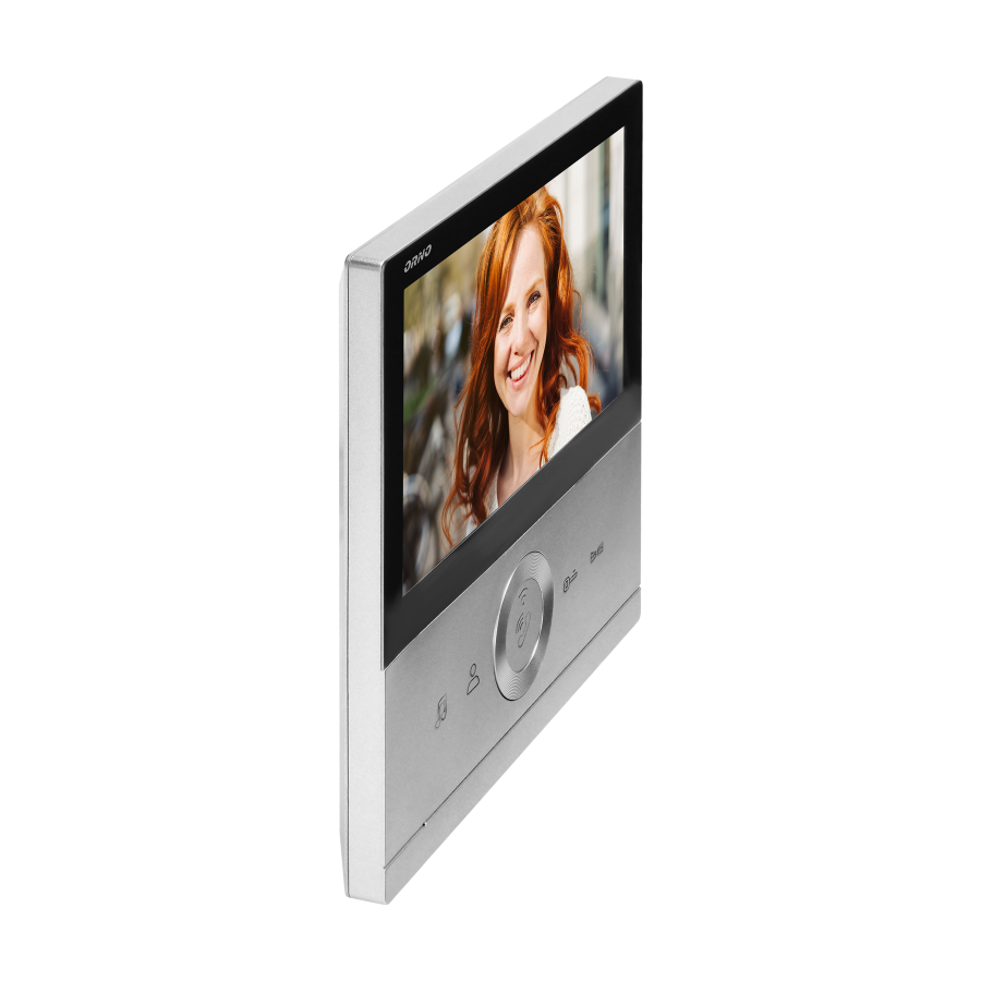 Zestaw wideodomofonowy CONESSI Full HD, bezsłuchawkowy monitor 7" LCD, kaseta zewnętrzna z czytnikiem kart i breloków RFID, WiFi i obsługa poprzez aplikację Tuya