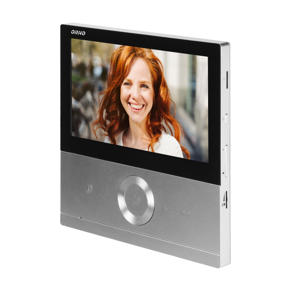 Zestaw wideodomofonowy CONESSI Full HD, bezsłuchawkowy monitor 7" LCD, kaseta zewnętrzna z czytnikiem kart i breloków RFID, WiFi i obsługa poprzez aplikację Tuya