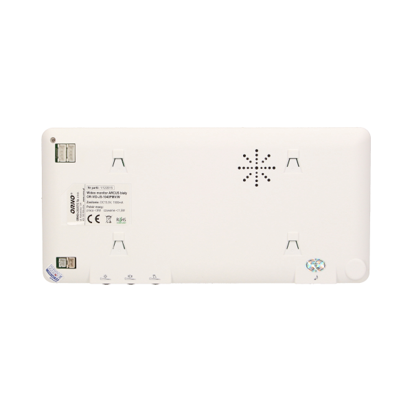 Zestaw wideodomofonowy "pin hole", ARCUS MEMO 7", biały