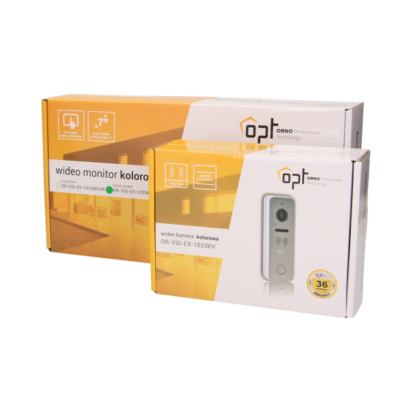 Zestaw wideodomofonowy bezsłuchawkowy, kolor 7" EXEDRA, czarny