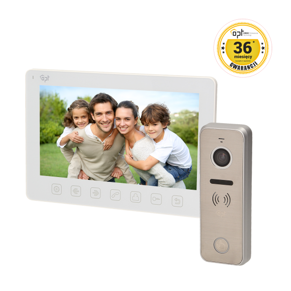 Zestaw wideodomofonowy EXEDRA 7", biały *