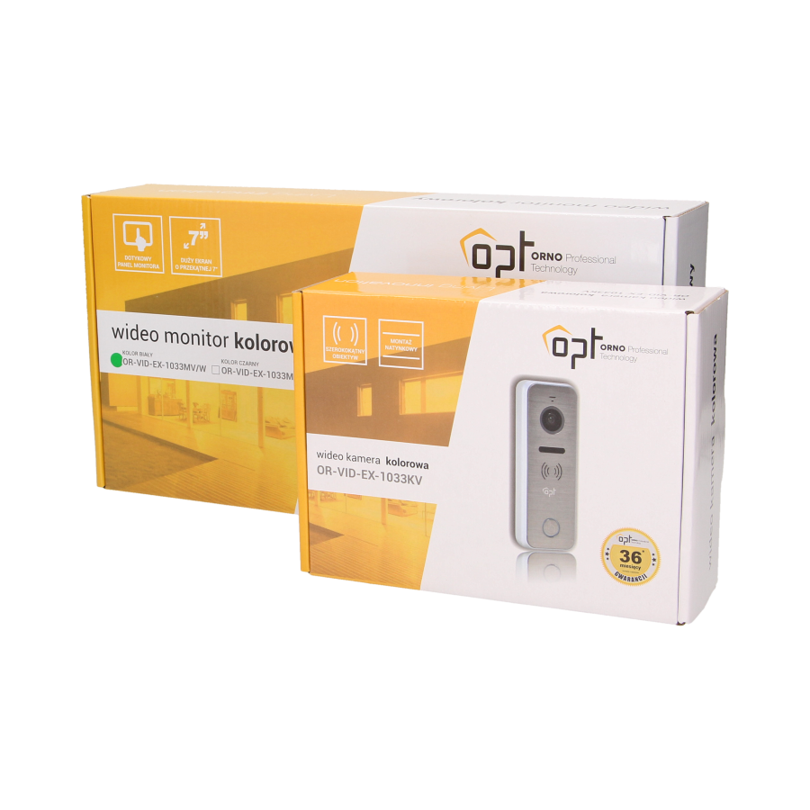 Zestaw wideodomofonowy EXEDRA 7", biały *