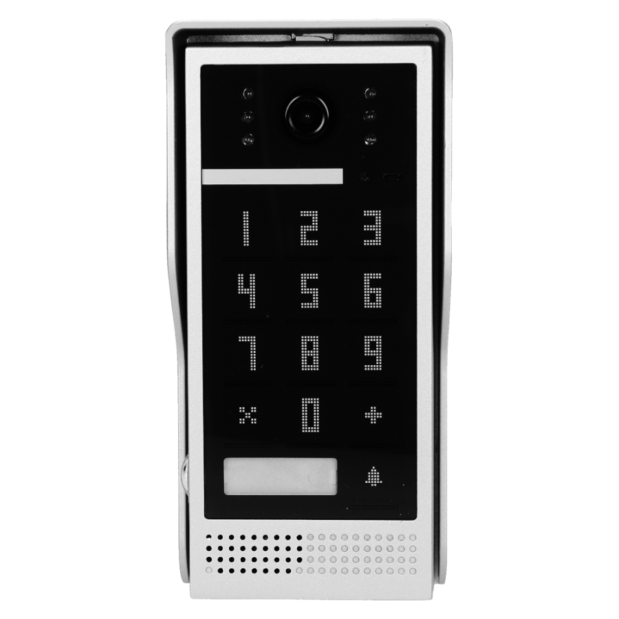 Single family videodoorphone with keypad, CRUX, 7"