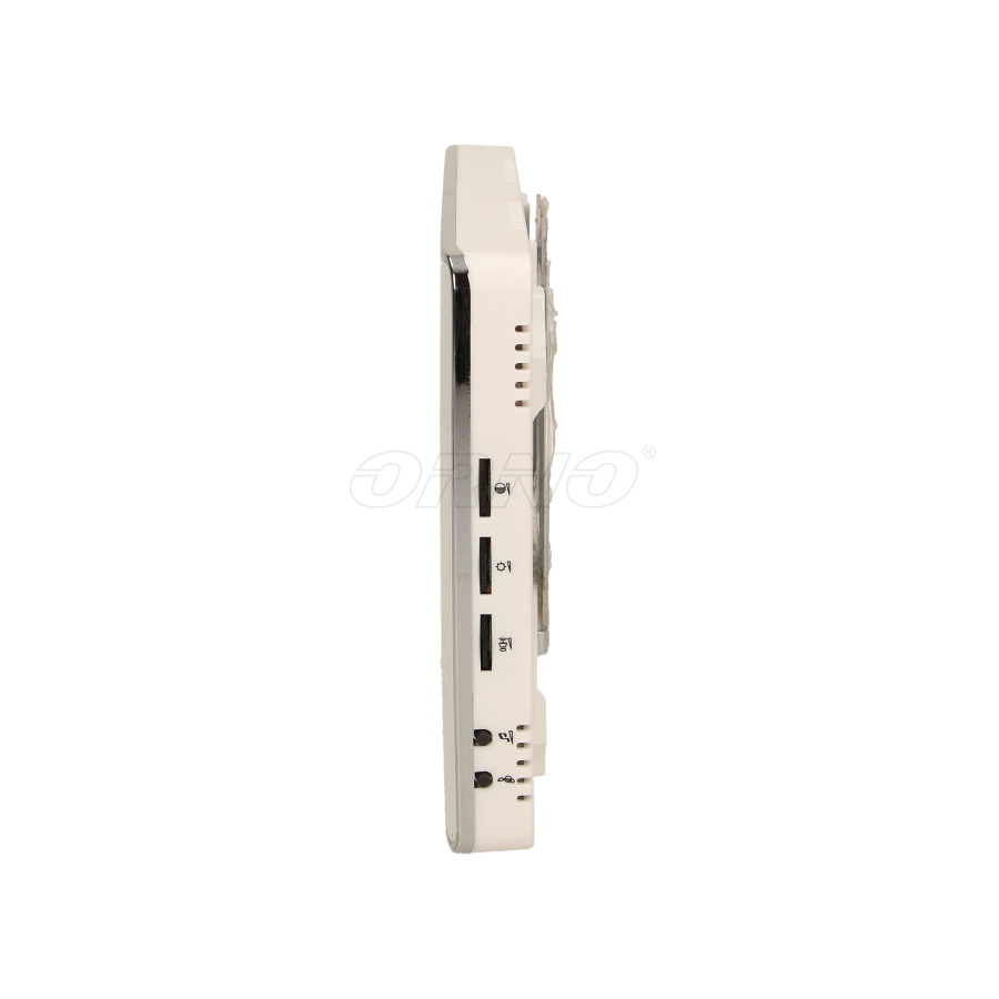 Zestaw wideodomofonowy bezsłuchawkowy, kolor, LCD 7", z szyfratorem, natynkowy, biały, CRUX